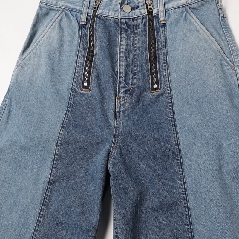 JieDa>SWITCHING ZIP DENIM PANTS | kuonbyrinq