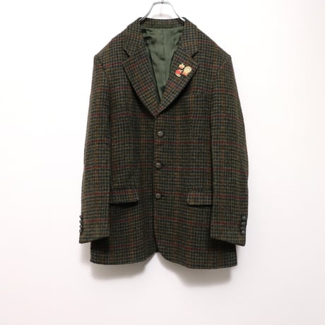 3B tweed wool tailored jacket "Kahki" [@zastin_tcp]