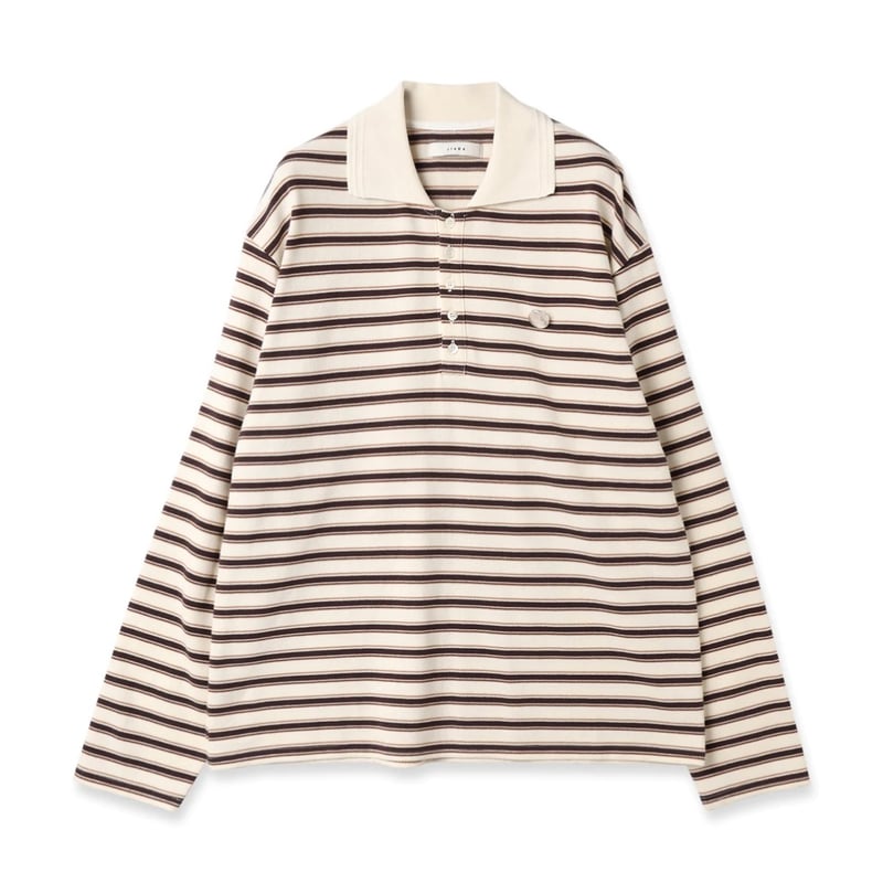 別注 JieDa BORDER KANOKO POLO S/S ポロシャツ Jieda（ジエダ）の