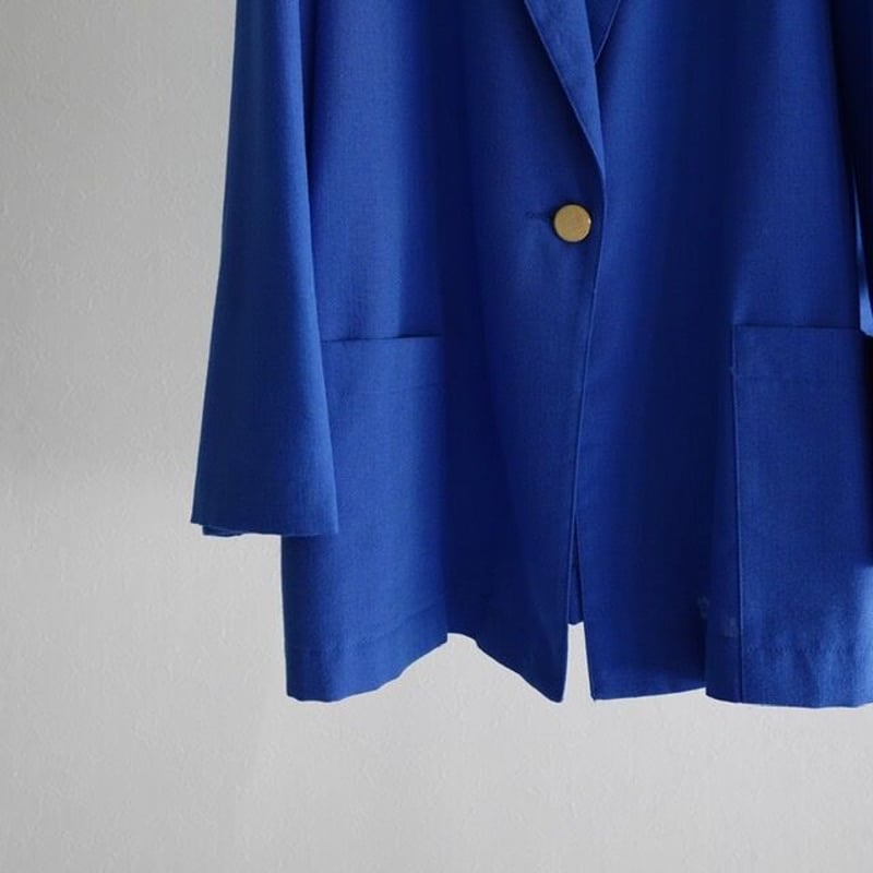 ジャケット・アウター SAG HARBOR 90's blue tailored jacket SAG HARBOR 90's blue tailored jacket