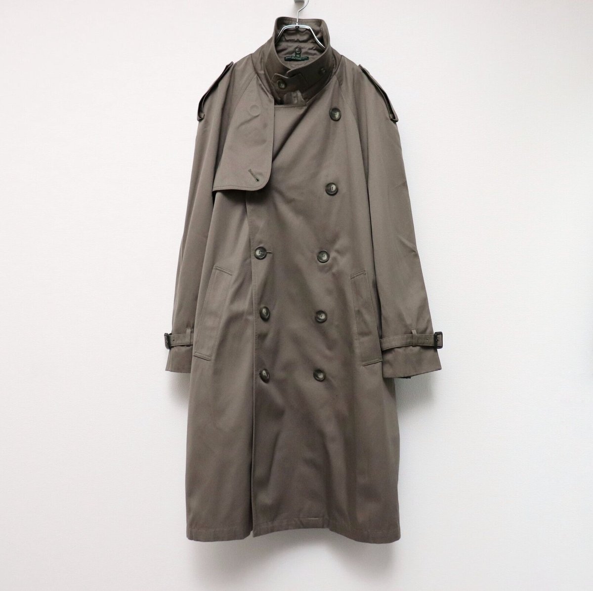 AURALEE FINX POLYESTER BIG TRENCH COAT AURALEE 20SS COLLECTION