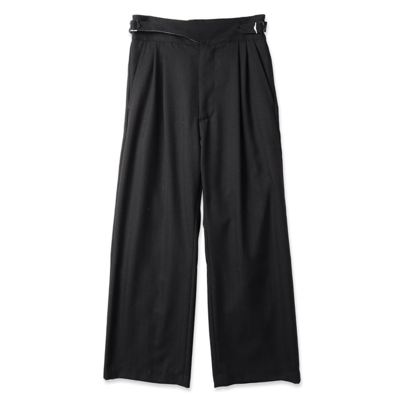 JieDa> GURKHA STRAIGHT WOOL PANTS | kuonbyrinq 