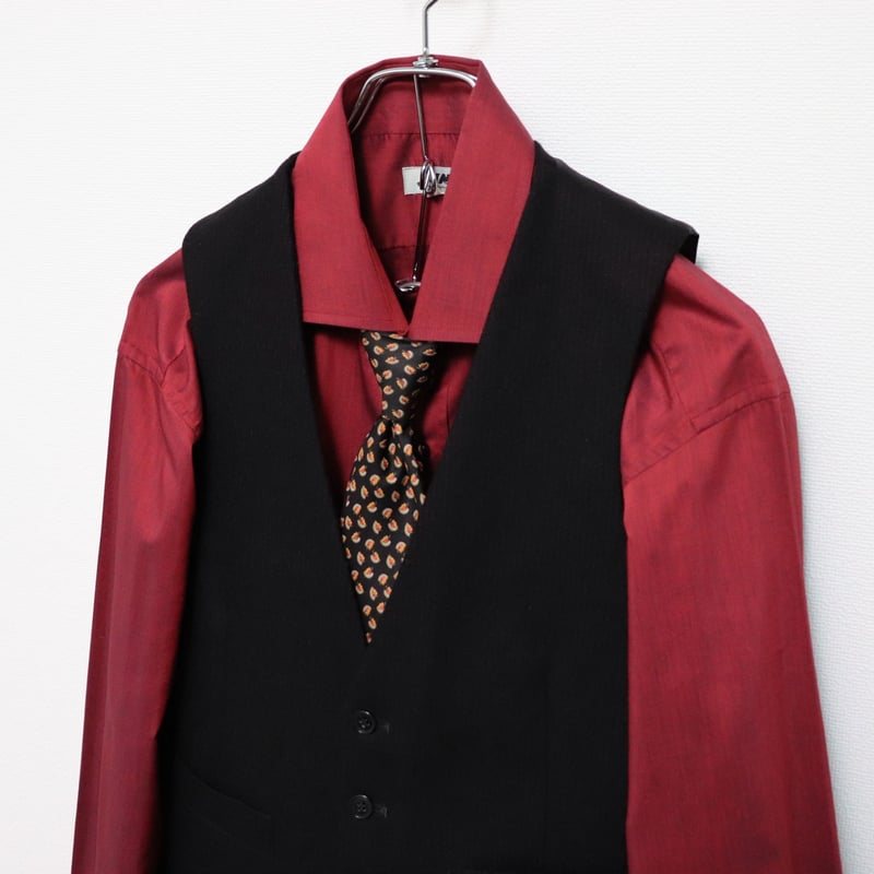 久遠　Double-breasted setup 3P Double-breasted setup & shirt & tie 