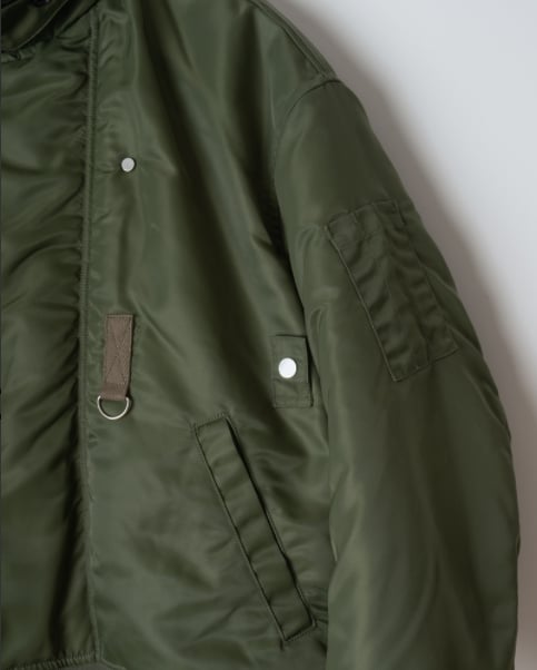 Name.>NYLON TWILL MK3 JACKET-OLIVE- | kuonbyri