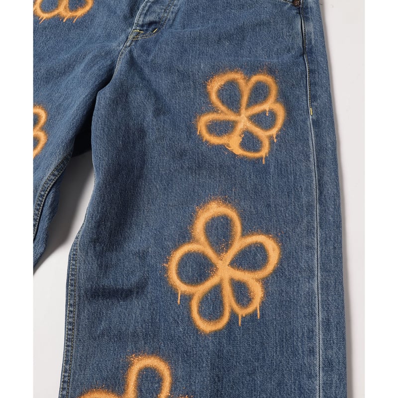 【超美品・希少】amok hand paint pants ジーンズ amok> HANDPAINT DENIM PANTS | kuonbyrinq's STORE
