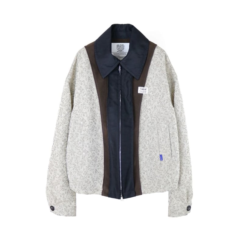 ROUND DRIZZLER JACKET（BEIGE × BLACK） | kuonbyri