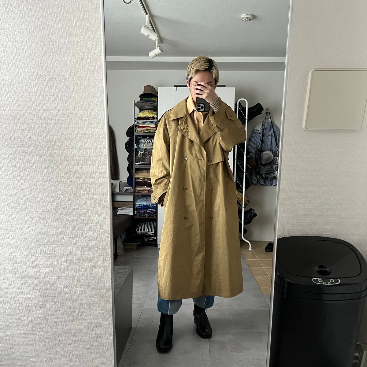 ジャケット・アウター AURALEE FINX POLYESTER BIG TRENCH COAT 4 AURALEE FINX POLYESTER BIG TRENCH COAT 4 ジャケット・アウター