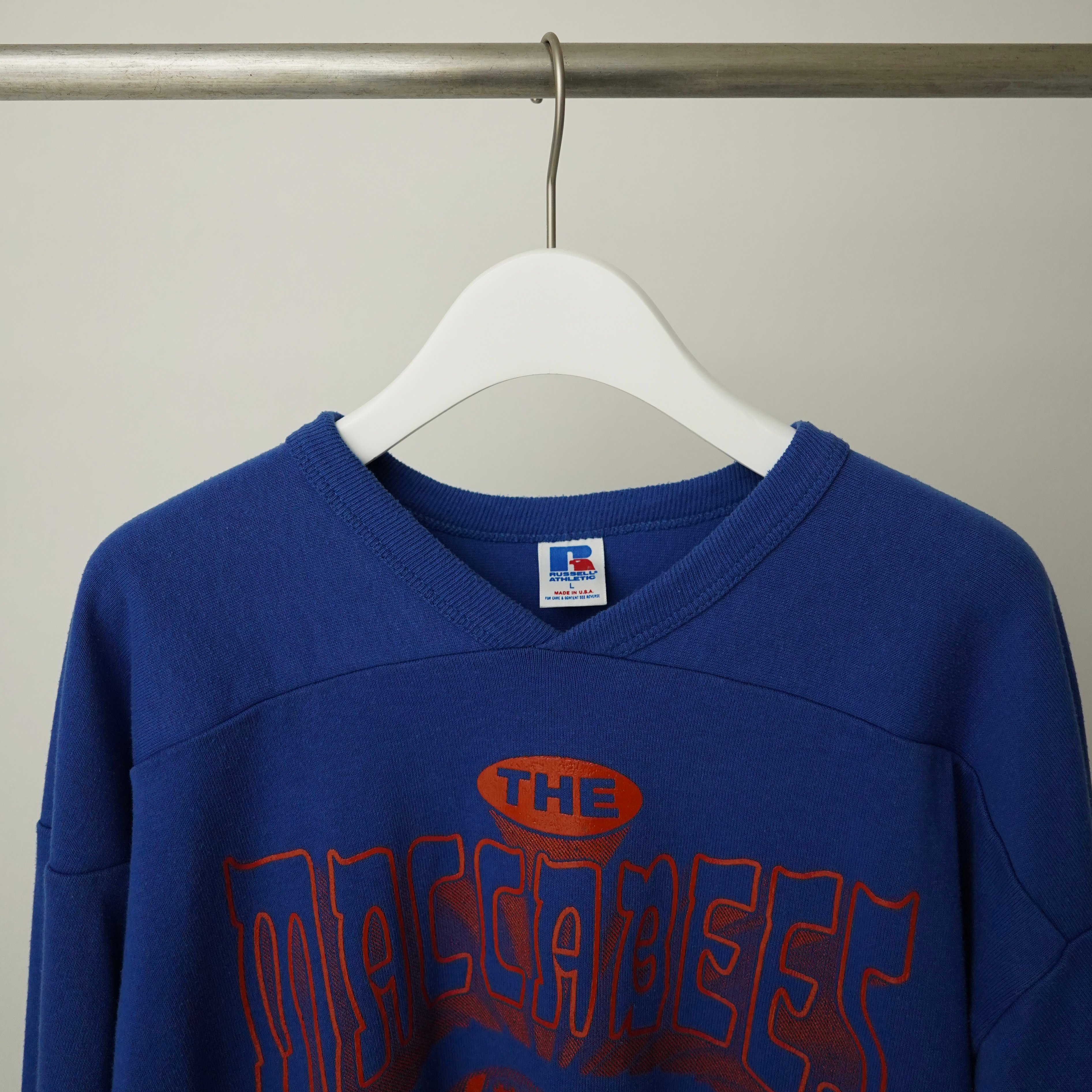 80s russell vtg リバーシブル Tシャツ フットボール ラッセル original
