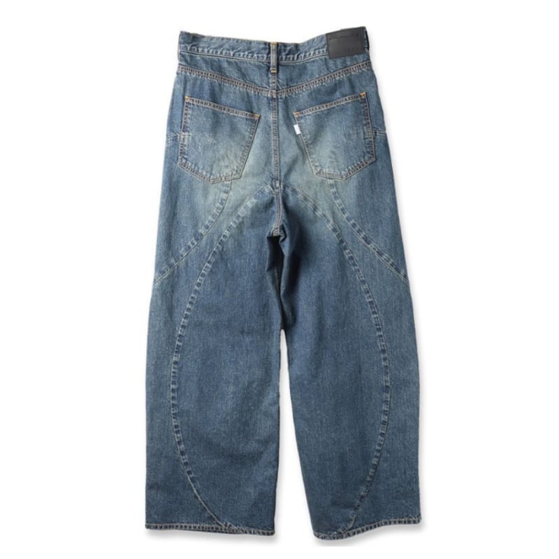 JieDa> CURVE OVER DENIM INDIGO | kuonbyrinq's