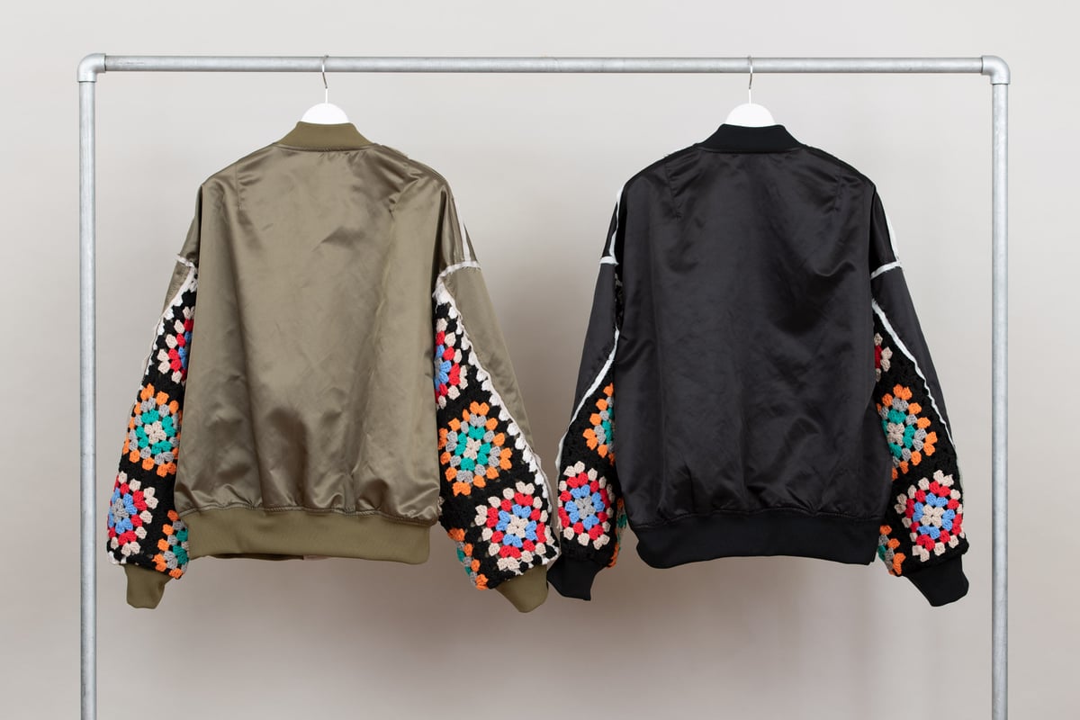 DISCOVERED > KNIT SLEEVE MA-1 / BLK | kuonbyr