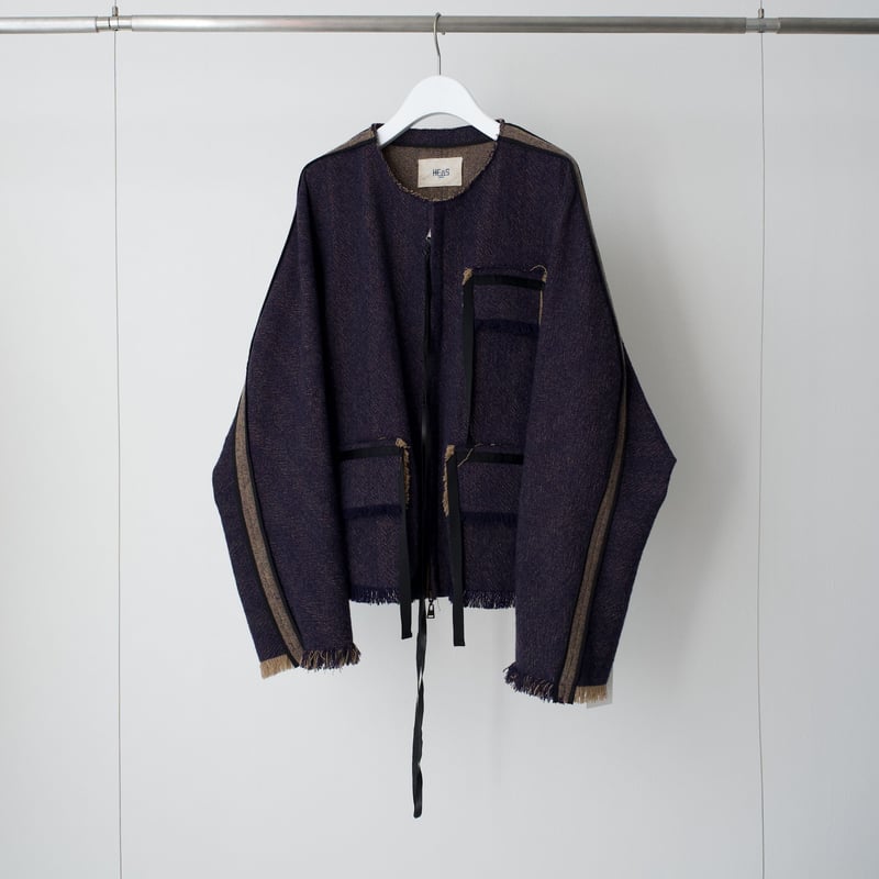 <HEōS> Kimono Sleeve Jacket 久遠 HEōS> Kimono Sleeve Jacket | kuonbyrinq's STORE