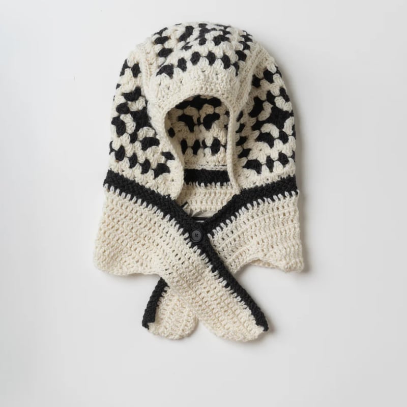 Hand Knit Balaclava グレイッシュベージュ Toddler Wool Knit Balaclava – Pehr
