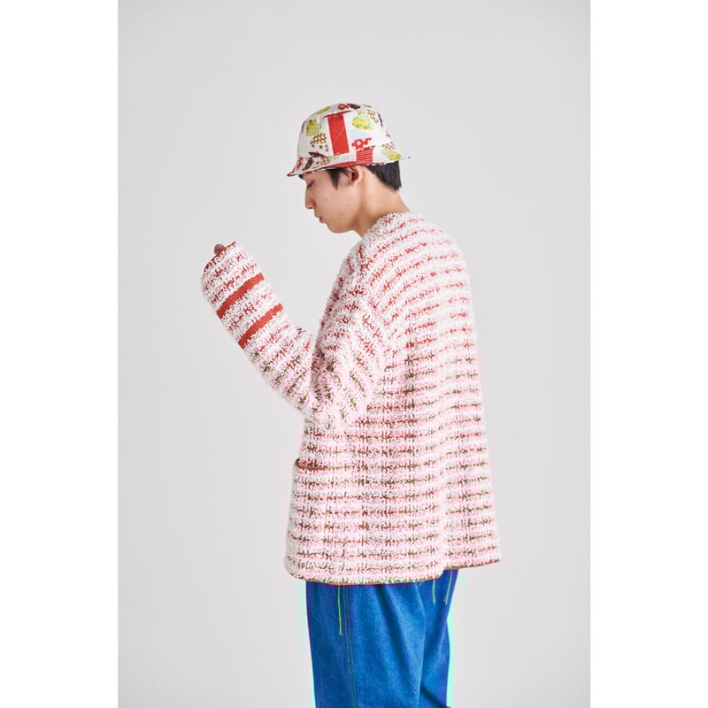 トップス DISCOVERED COCO TWEED KNIT CARDIGAN JKT トップス DISCOVERED COCO TWEED KNIT CARDIGAN JKT トップス