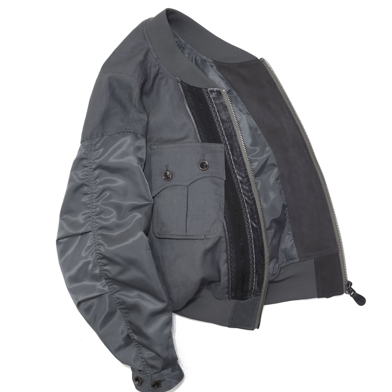 elephant TRIBAL fabrics MA-1 カーディガン elephant TRIBAL fabrics MA-1 カーディガン