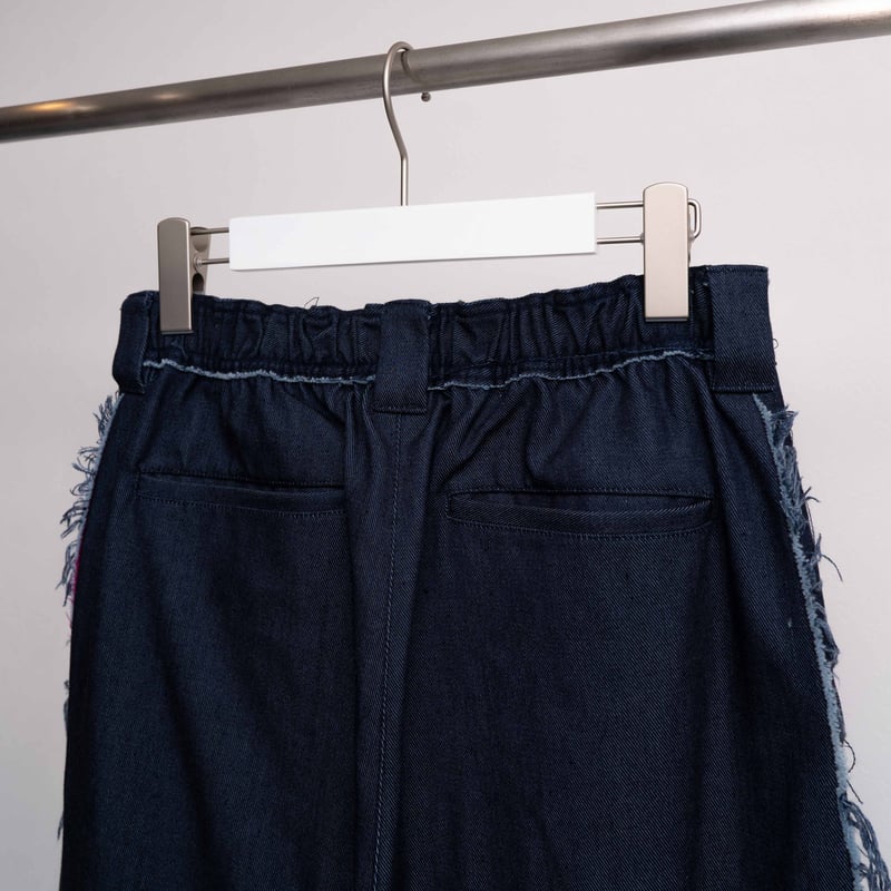 SOL>CUT OFF DENIM PANTS | kuonbyrinq's STORE