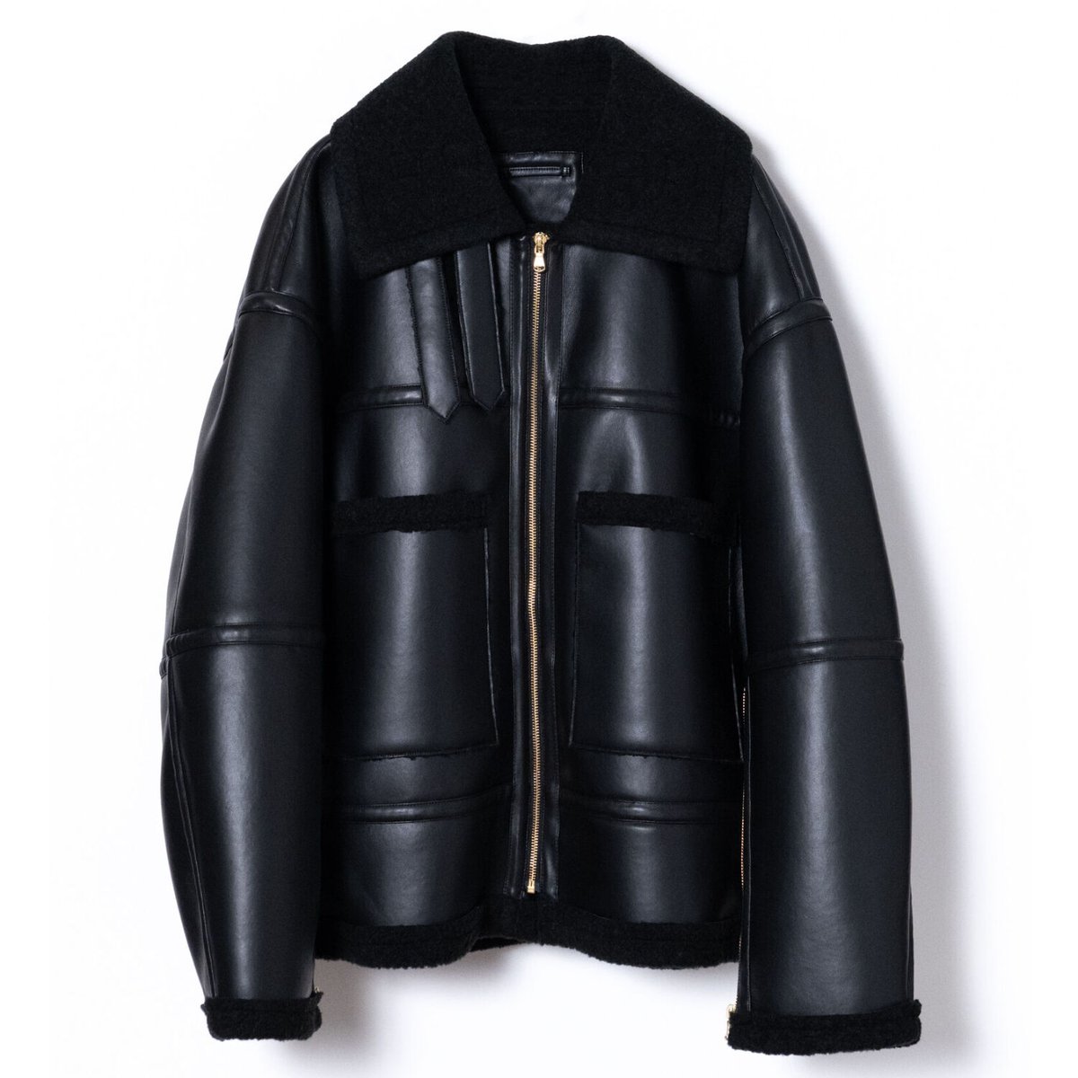 BONDING LEATHER B3 JACKET 【BLACK】 | kuonbyrinq...