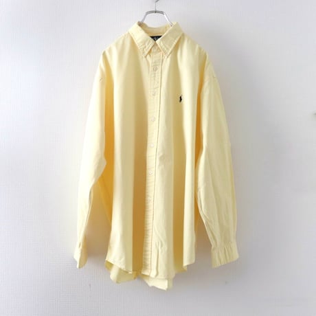 "Ralph Lauren" Oversized shirt "yellow"  [@zastin_tcp]