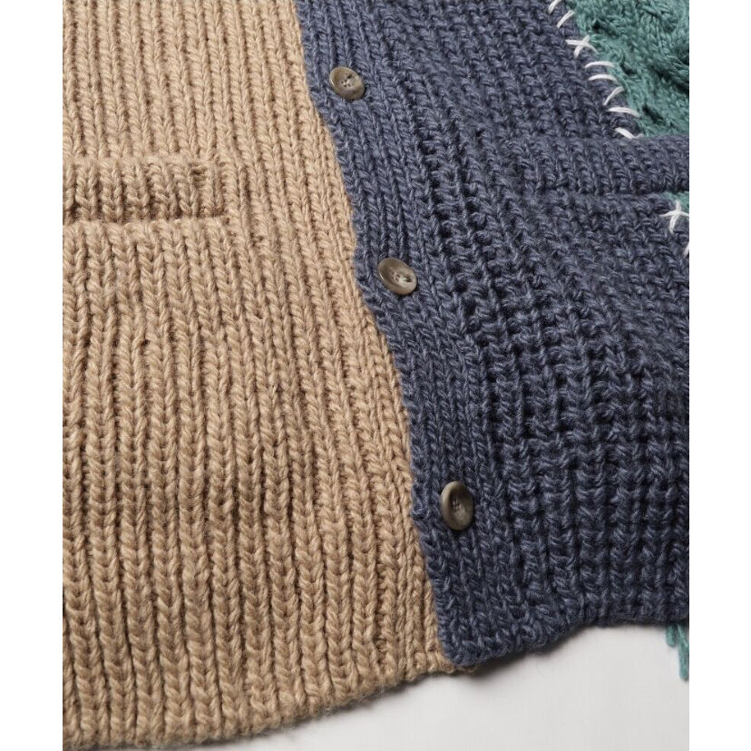 amok> MULTI DOCKING KNIT GAWN | kuonbyrinq