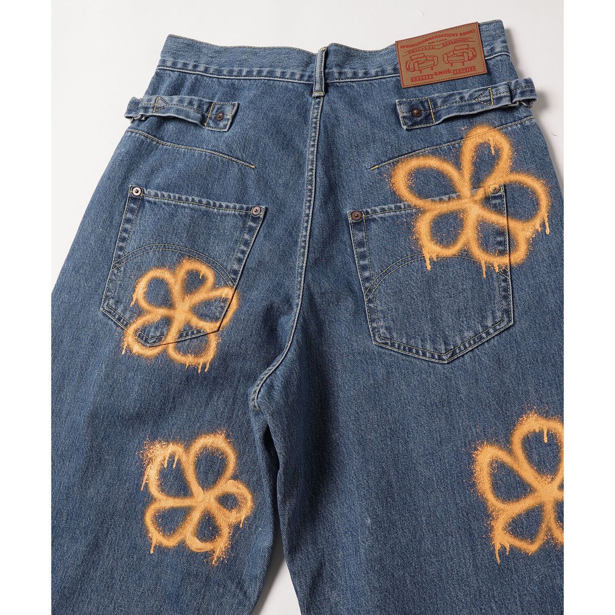 【超美品・希少】amok hand paint pants ジーンズ fit=scale-down,w=1200