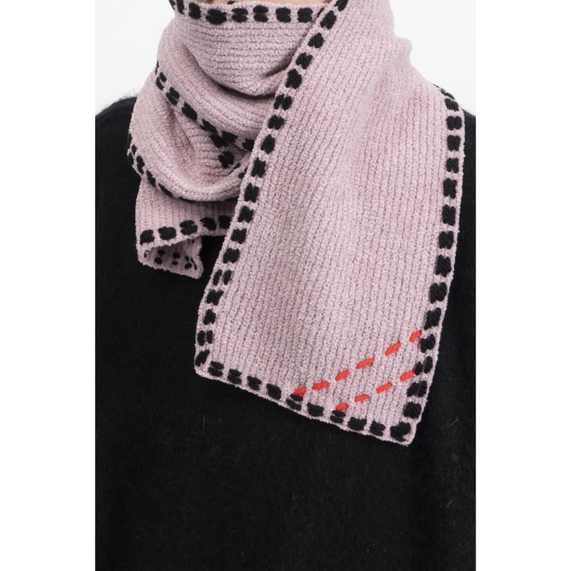 PHINGERIN ニットスカーフ PHINGERIN フィンガリン PG1 SCARF・ネイビー - tity