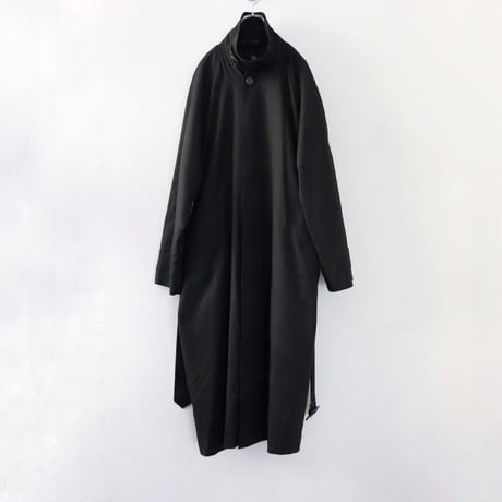 Drape soutien collar coat "Black" [@zastin_tcp]