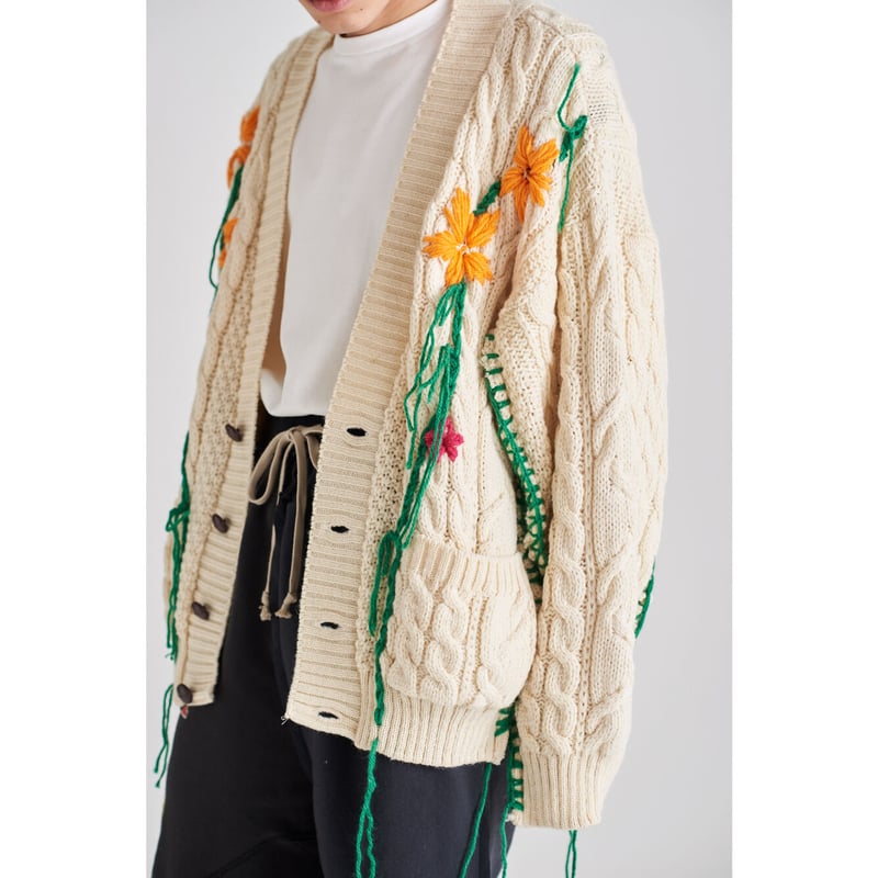 DISCOVERED > Hand Embroidery Fisherman Knit |