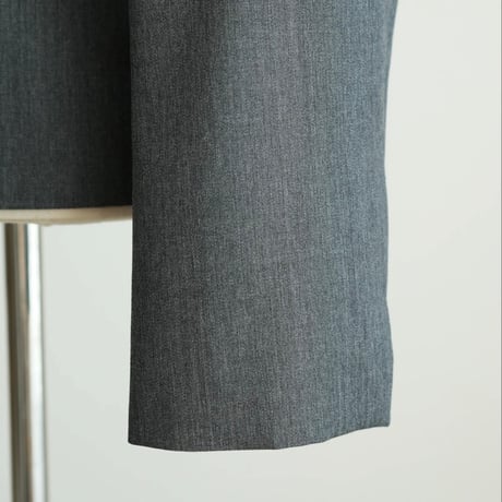 【TRIM】WOOL SHORT-CROPPED JACKET "GRAY"