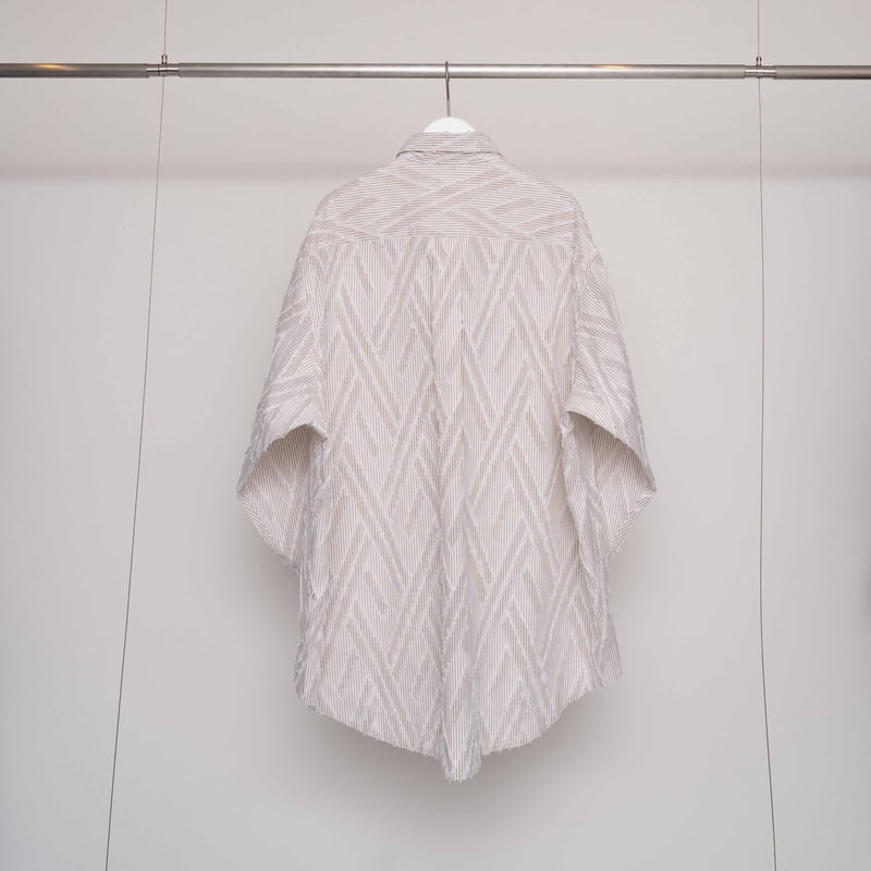 SOL> JACQUARD FRINGE SHIRT | kuonbyrinq's STORE SOL> JACQUARD FRINGE SHIRT | kuonbyrinq's STORE