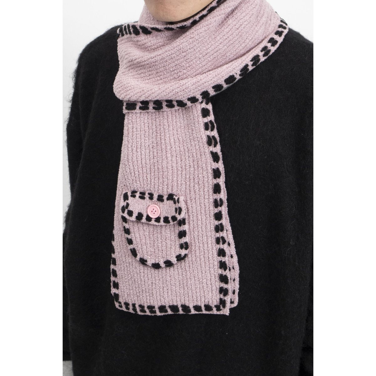 〈PHINGERIN〉PG1 SCARF NAVY PHINGERIN】PG1 SCARF navy | zalife-official