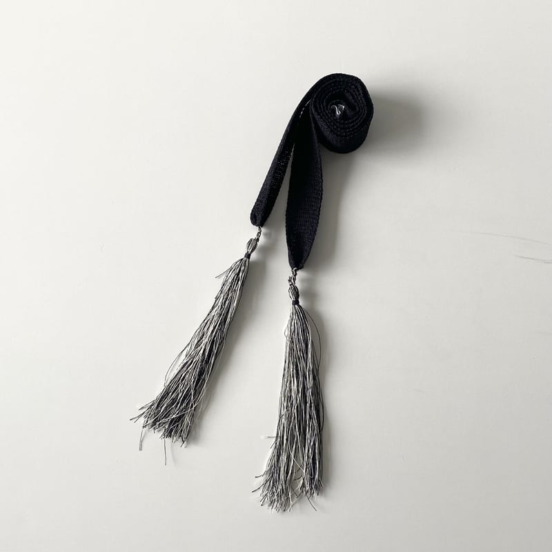 DISCOVERED> FRINGE KNIT BELT | kuonbyrinq's S DISCOVERED> FRINGE KNIT BELT | kuonbyrinq's S