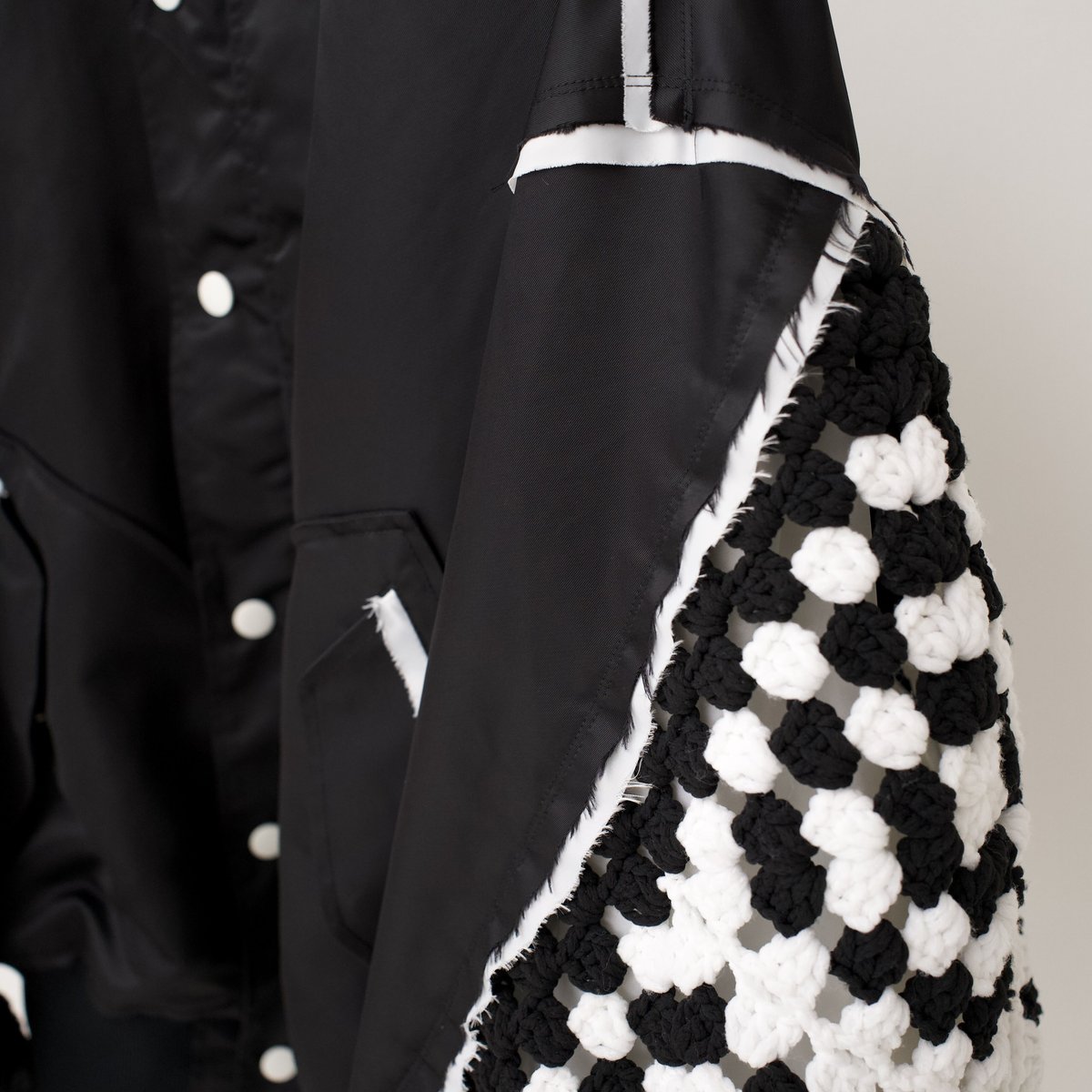 DISCOVERED > KNIT SLEEVE MA-1 / BLK | kuonbyr