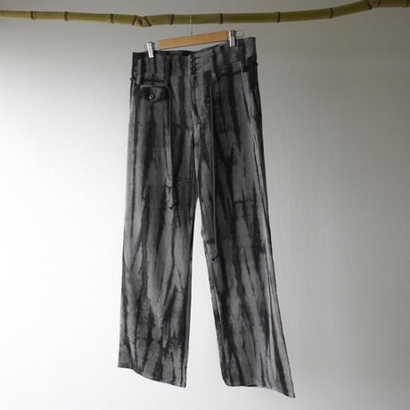 dyed corduroy pants （gray）