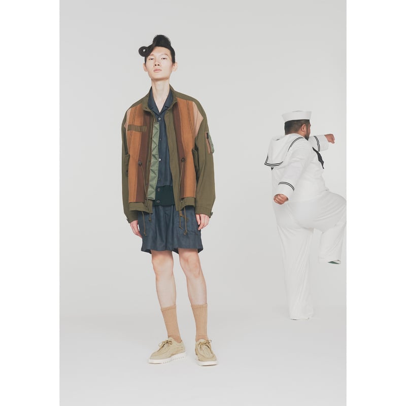 elephant TRIBAL fabrics > M65 Knit Blouson |