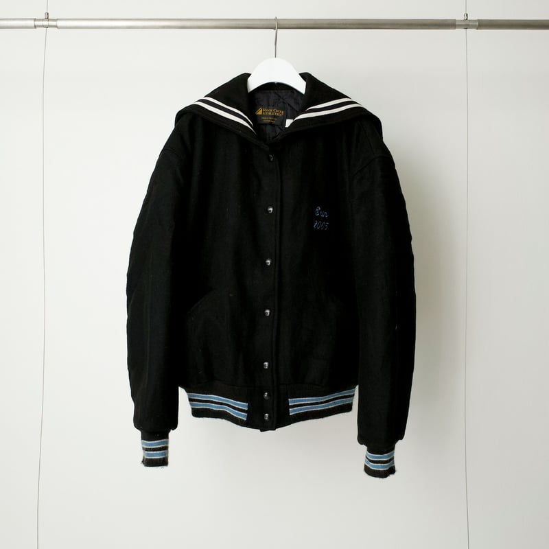 Sailor Collar Varsity Jacket | kuonbyrinq's STORE Sailor Collar Varsity Jacket | kuonbyrinq's STORE