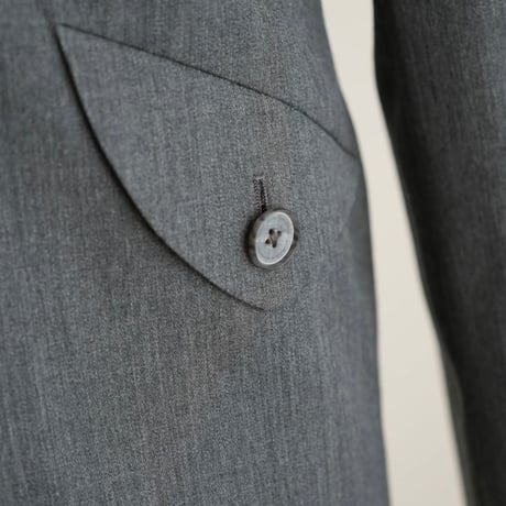 【TRIM】WOOL SHORT-CROPPED JACKET "GRAY"