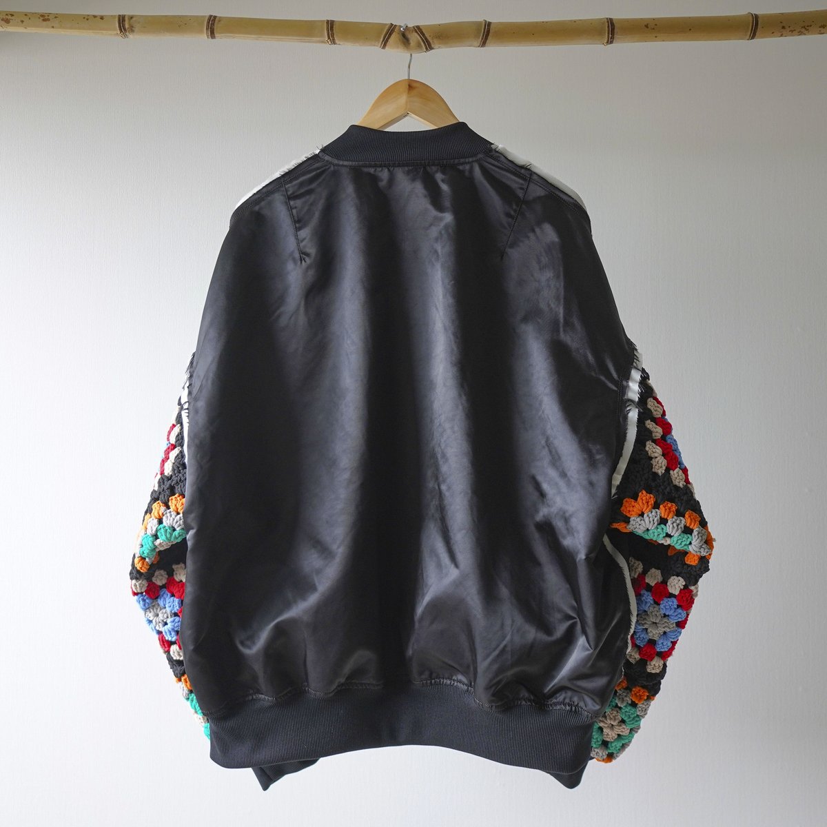 DISCOVERED > KNIT SLEEVE MA-1 / BLK | kuonbyr DISCOVERED > KNIT SLEEVE MA-1 / BLK | kuonbyr