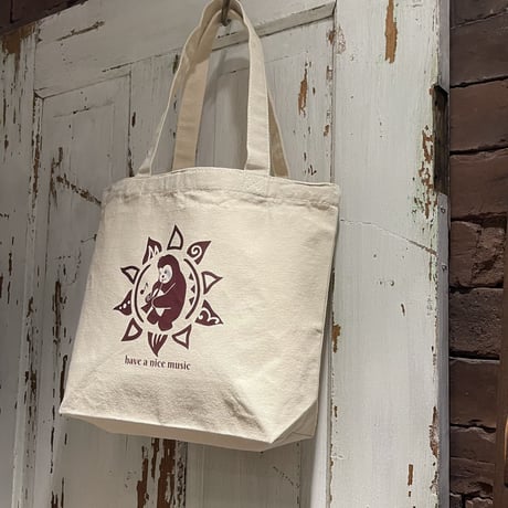 【即納】【トートバッグ】ナマケモノマッチョくん Sun&Moon キャンバストートバッグ totebag
