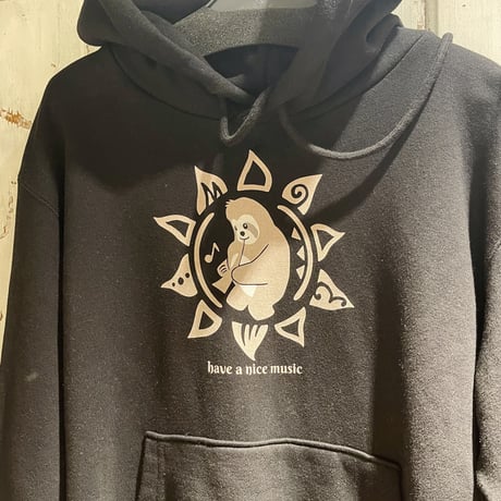 【即納】【パーカー】ナマケモノマッチョくん Sun&Moon パーカー 長袖 Hoodie