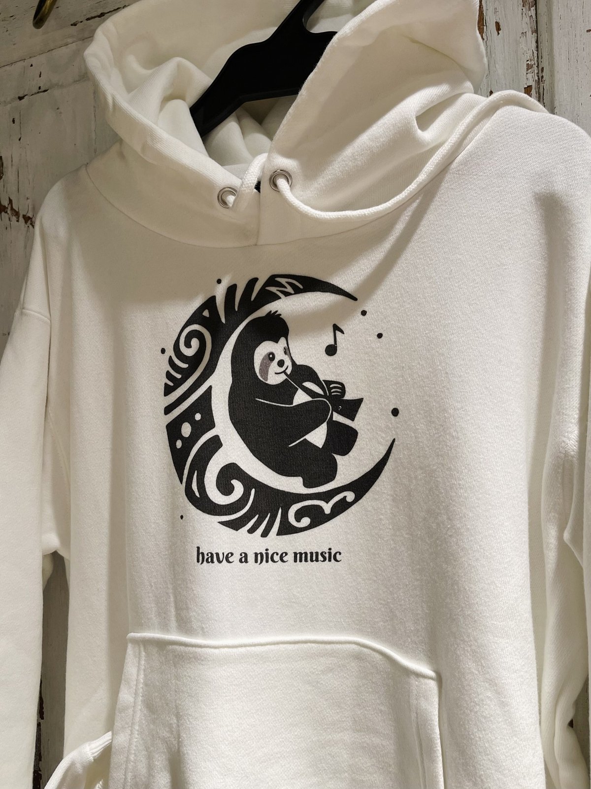 即納】【パーカー】ナマケモノマッチョくん Sun&Moon パーカー 長袖