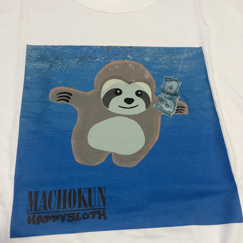 SOLD OUT！】【Tシャツ】ナマケモノマッチョくん CDジャケット