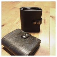 革財布 ミニ財布 スキモレザー 黒