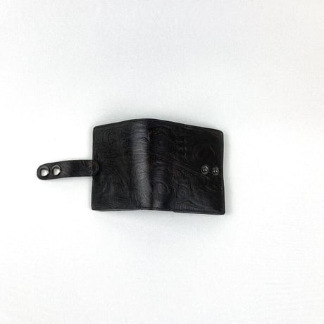 革財布 ミニ財布 スキモレザー 黒