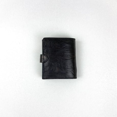 革財布 ミニ財布 スキモレザー 黒