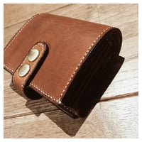 革財布 ミニ財布 茶
