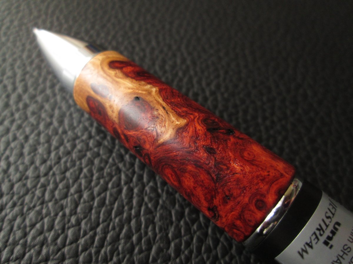 ◇◇アンボイナバール 本花梨瘤 グリップのみ ジェットストリーム4&1用