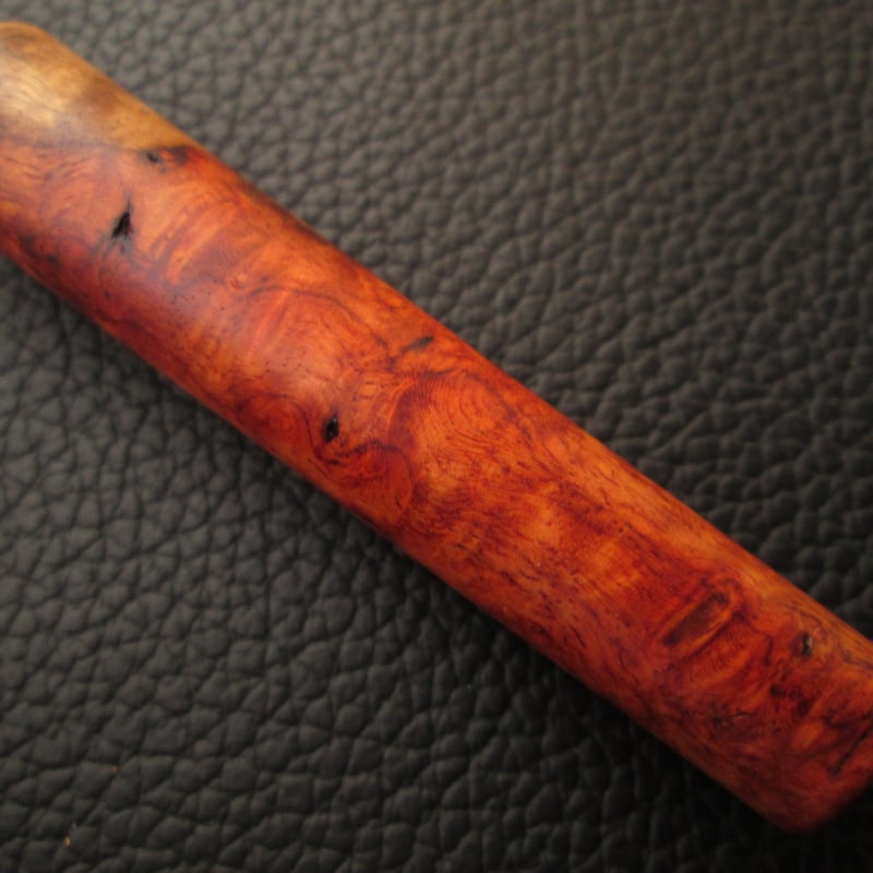 ◇◇アンボイナバール 本花梨瘤 千枚通し 目打ち レザークラフトツール