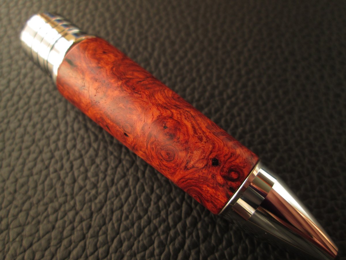 花梨瘤　グリップ　フェルール付 ◇◇アンボイナバール 本花梨瘤 グリップのみ ジェット