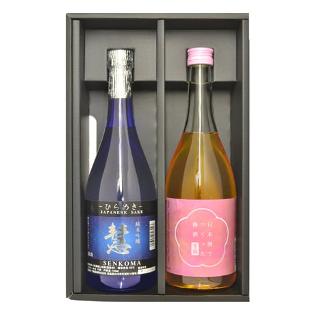 【ギフト】慧・日本酒でつくった梅酒　720ml×2