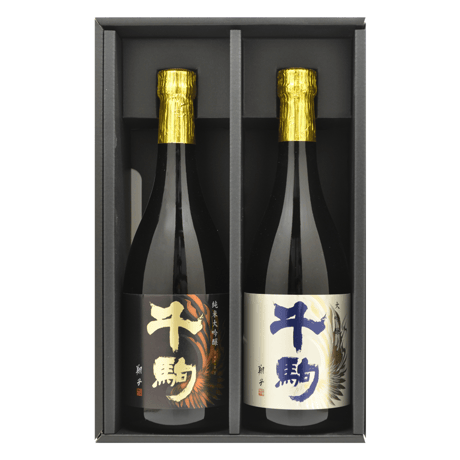 【黄金セット】勝駒　大吟醸　純米吟醸　720ml 2本セット　化粧箱入り CATEGORY 詰合せギフト | 【公式】千駒酒造オンラインショップ