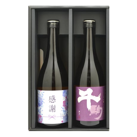 【ギフト】感謝・本醸造 二人静　720ml×2